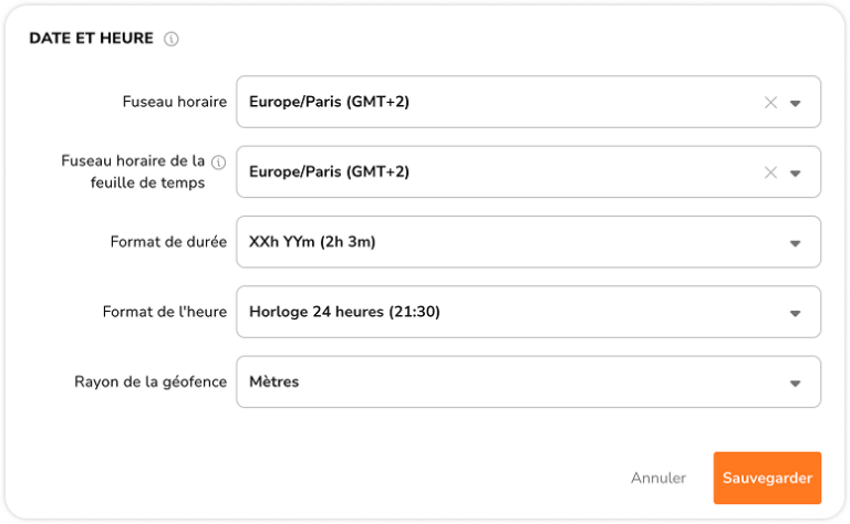 Date & heure